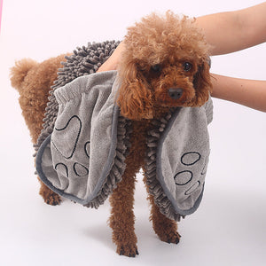 The Ultimate Pet Gloved Bath Scrubbing Towel