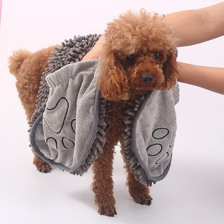 The Ultimate Pet Gloved Bath Scrubbing Towel