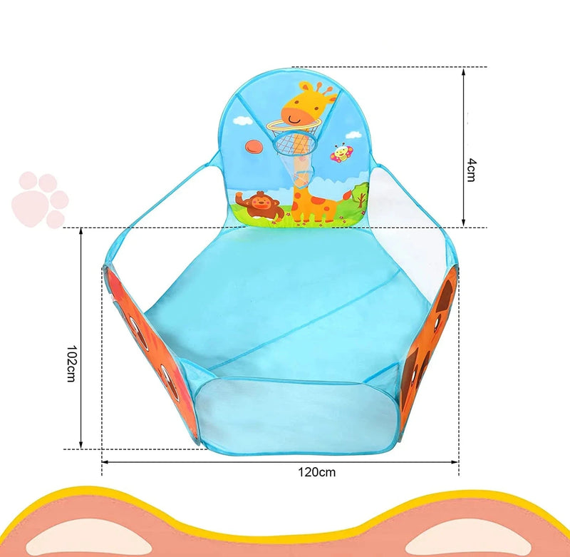 Tenda de Piscina de Bolas Para Pets